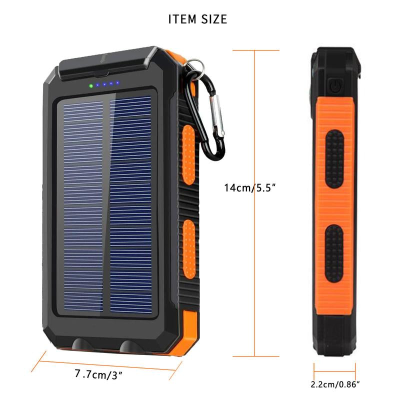 Outdoor Portable, Solar Powered Mobile Power,, for Mobile Digital Electronic Devices, Long Lasting and Durable, for Use When Traveling and Camping