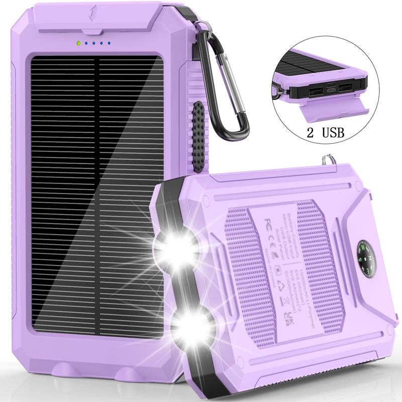Outdoor Portable, Solar Powered Mobile Power,, for Mobile Digital Electronic Devices, Long Lasting and Durable, for Use When Traveling and Camping